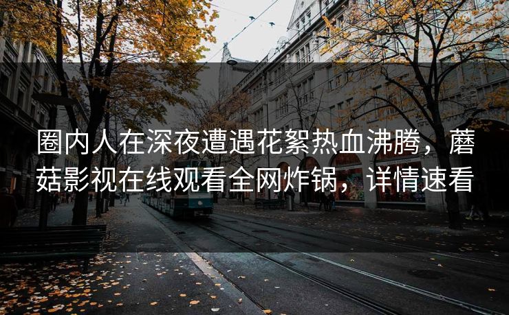 圈内人在深夜遭遇花絮热血沸腾，蘑菇影视在线观看全网炸锅，详情速看